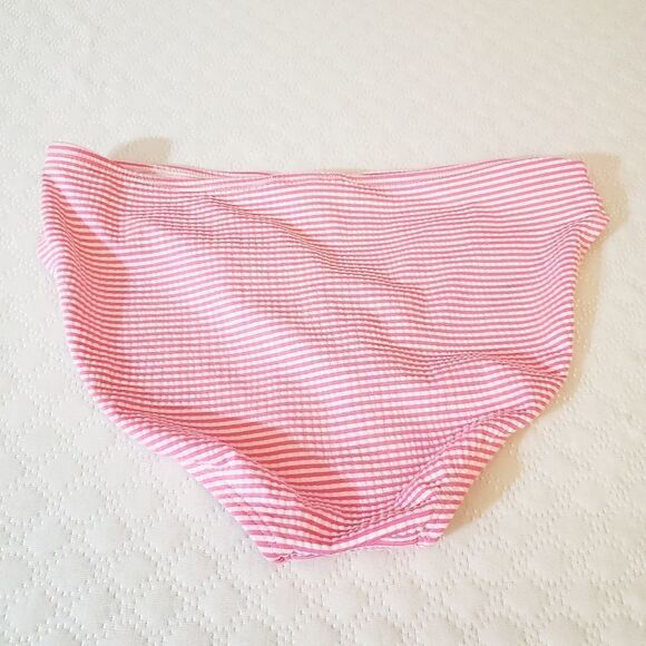 Cat & Jack White and Pink Striped Swimset Size 14-16 ( Girls ) - Picture 8 of 11